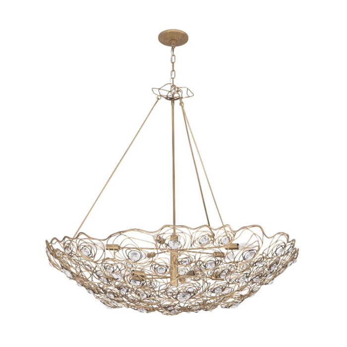 Varaluz 500P10 Ethereal Rose 10-lt 40" Pendant