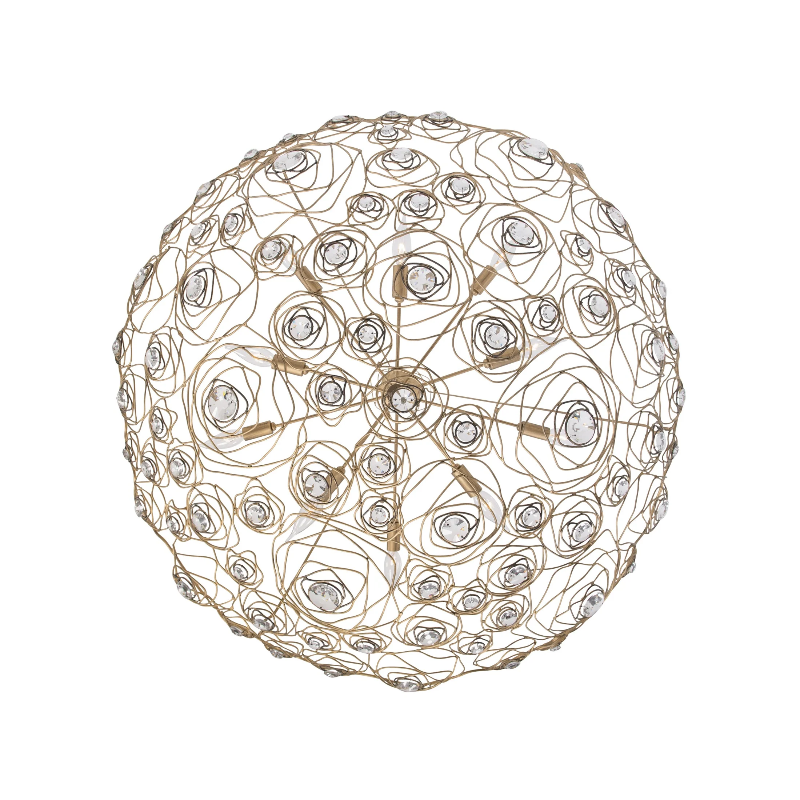 Varaluz 500P10 Ethereal Rose 10-lt 40" Pendant