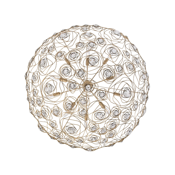 Varaluz 500P10 Ethereal Rose 10-lt 40" Pendant