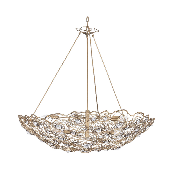 Varaluz 500P10 Ethereal Rose 10-lt 40" Pendant