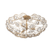 Varaluz 500S03 Ethereal Rose 3-lt 24" Semi-Flush