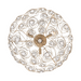 Varaluz 500S03 Ethereal Rose 3-lt 24" Semi-Flush