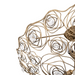 Varaluz 500S03 Ethereal Rose 3-lt 24" Semi-Flush