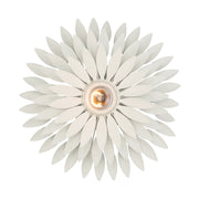 Crystorama 500W Broche 1-lt 11" Wall Sconce - Matte White