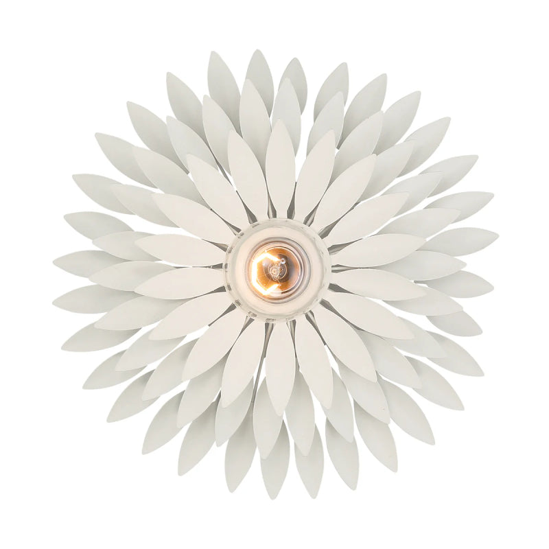 Crystorama 500W Broche 1-lt 11" Wall Sconce - Matte White