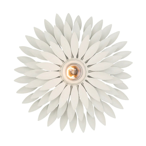 Crystorama 500W Broche 1-lt 11" Wall Sconce - Matte White