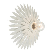 Crystorama 500W Broche 1-lt 11" Wall Sconce - Matte White