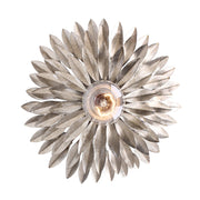 Crystorama 500W Broche 1-lt 11" Wall Sconce - Antique Silver