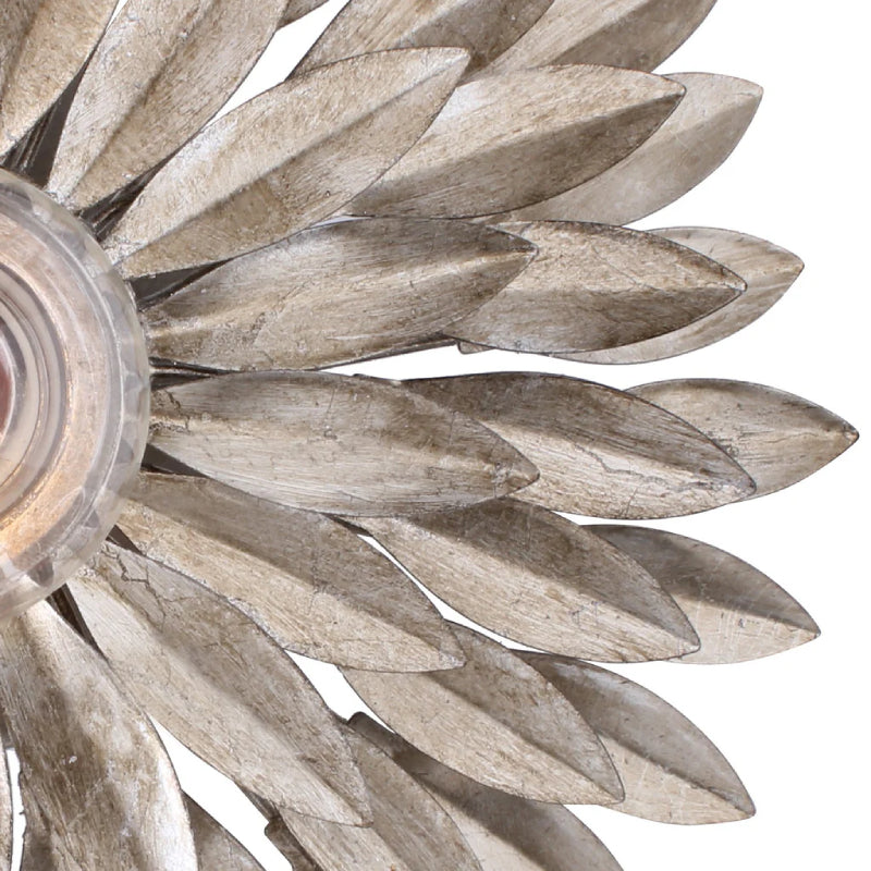 Crystorama 500W Broche 1-lt 11" Wall Sconce - Antique Silver