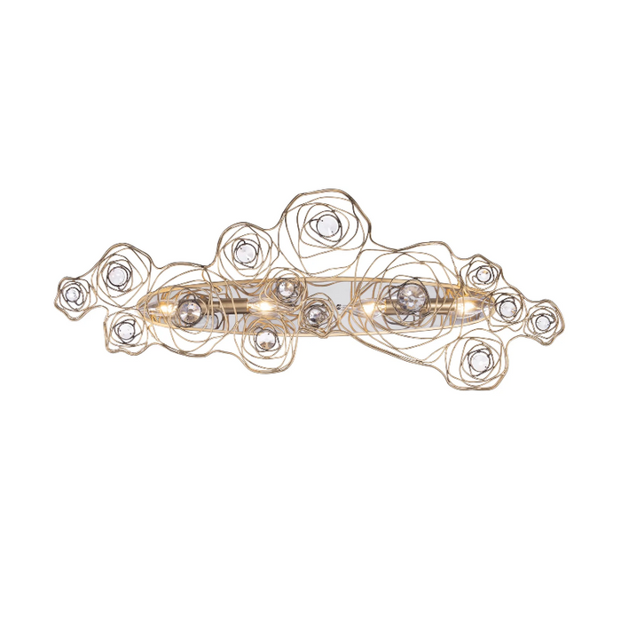 Varaluz 500W04 Ethereal Rose 4-lt 38" Tall Wall Sconce