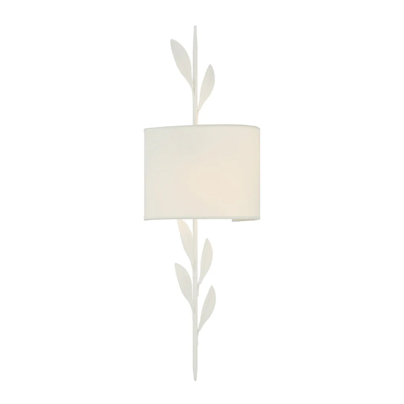 Crystorama 501 Broche 2-lt 24" Tall Wall Sconce - Matte White
