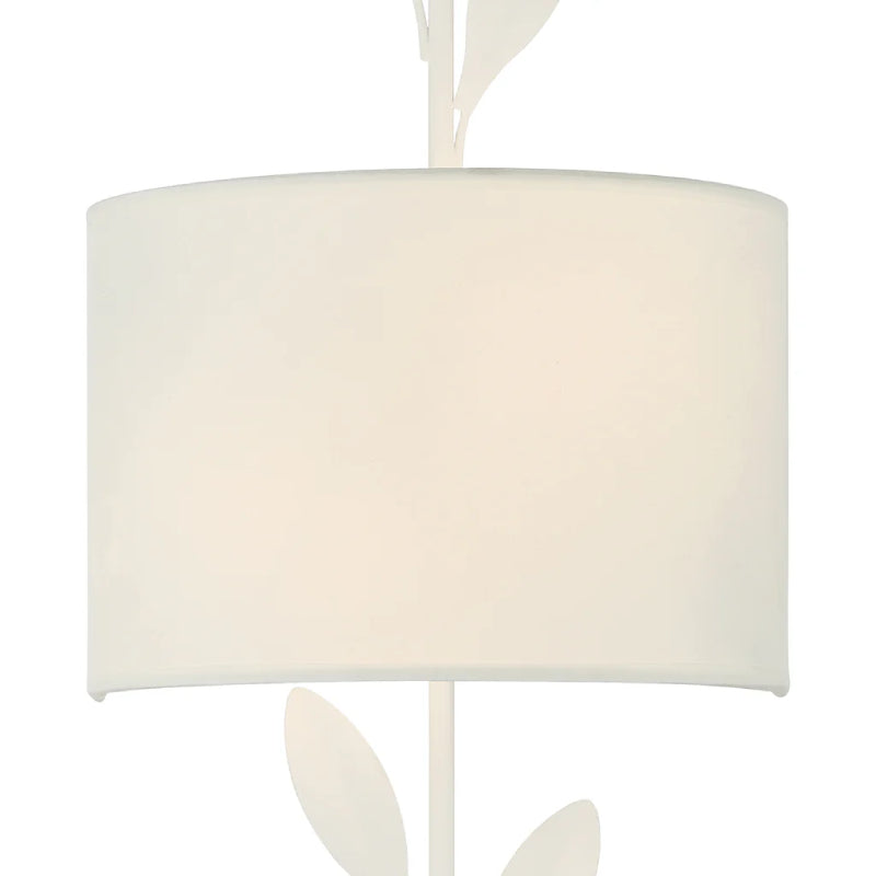 Crystorama 501 Broche 2-lt 24" Tall Wall Sconce - Matte White