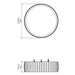 Accord 5038LED Barrel 1-lt 20" LED Flush Mount