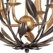 Crystorama 504 Broche 4-lt 16" Chandelier - 