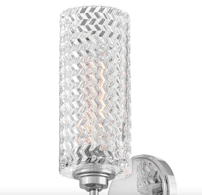 Hinkley 5045 Elle 1-lt 19" Tall LED Wall Sconce - Chrome