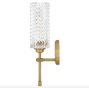 Hinkley 5045 Elle 1-lt 19" Tall LED Wall Sconce - Heritage Brass