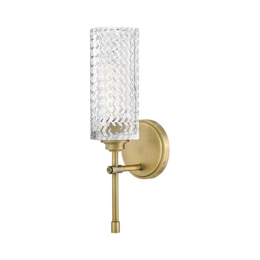 Hinkley 5045 Elle 1-lt 19" Tall LED Wall Sconce - Heritage Brass