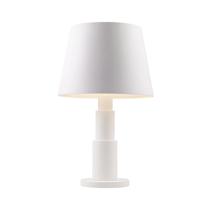 Varaluz 504T03 Giustino 3-lt 33" Tall Table Lamp - Matte White