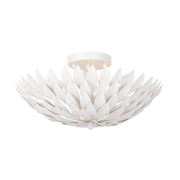 Crystorama 505 Broche 4-lt 16" Semi Flush Mount - Matte White