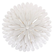 Crystorama 505 Broche 4-lt 16" Semi Flush Mount - Matte White