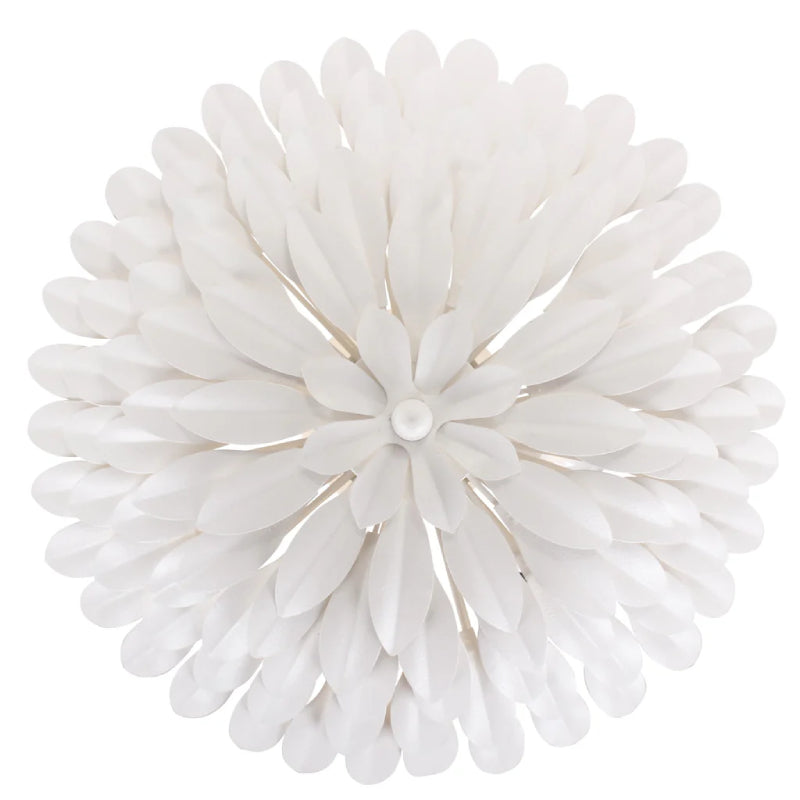 Crystorama 505 Broche 4-lt 16" Semi Flush Mount - Matte White