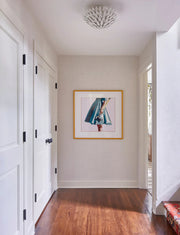 Crystorama 505 Broche 4-lt 16" Semi Flush Mount - Matte White