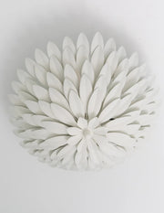 Crystorama 505 Broche 4-lt 16" Semi Flush Mount - Matte White