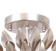 Crystorama 505 Broche 4-lt 16" Semi Flush Mount - Antique Silver