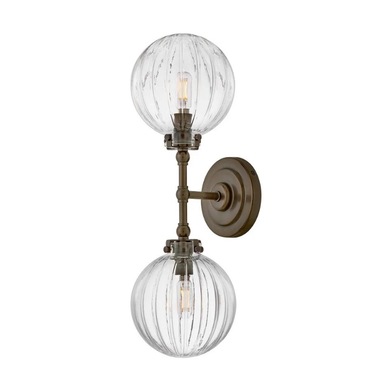Hinkley 57412 Helene 2-lt 20" Tall LED Wall Sconce - Heritage Bronze