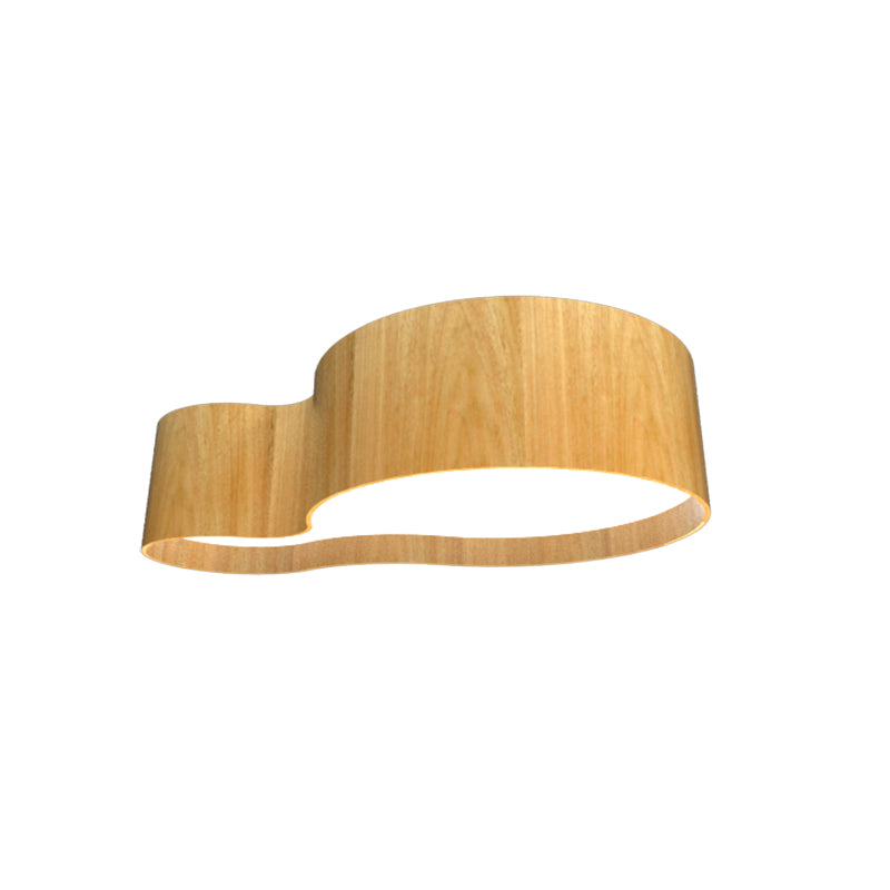 Accord 5064LED Organic 1-lt 33" LED Flush Mount - Louro Freijo