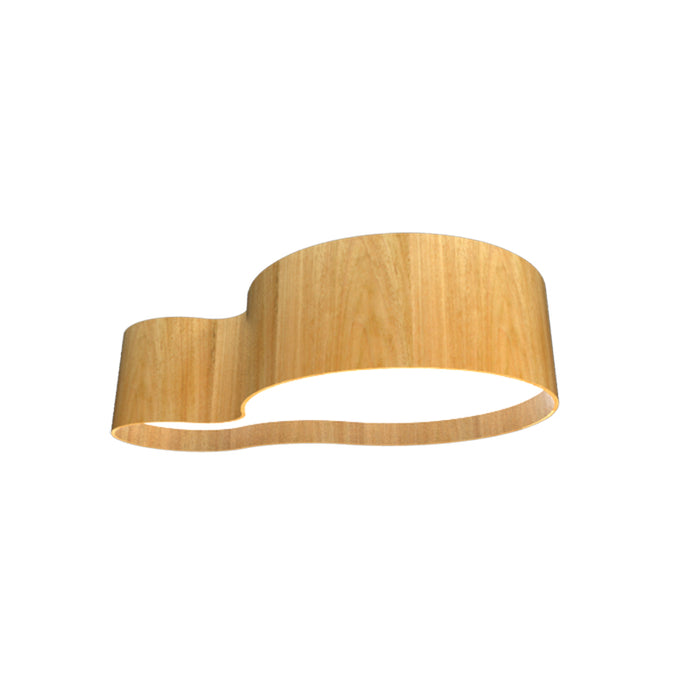 Accord 5064LED Organic 1-lt 33" LED Flush Mount - Louro Freijo