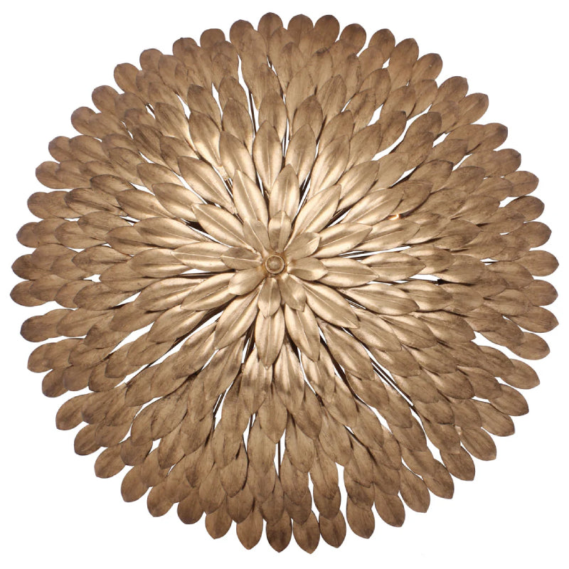 Crystorama 507 Broche 6-lt 24" Semi Flush Mount - Antique Gold