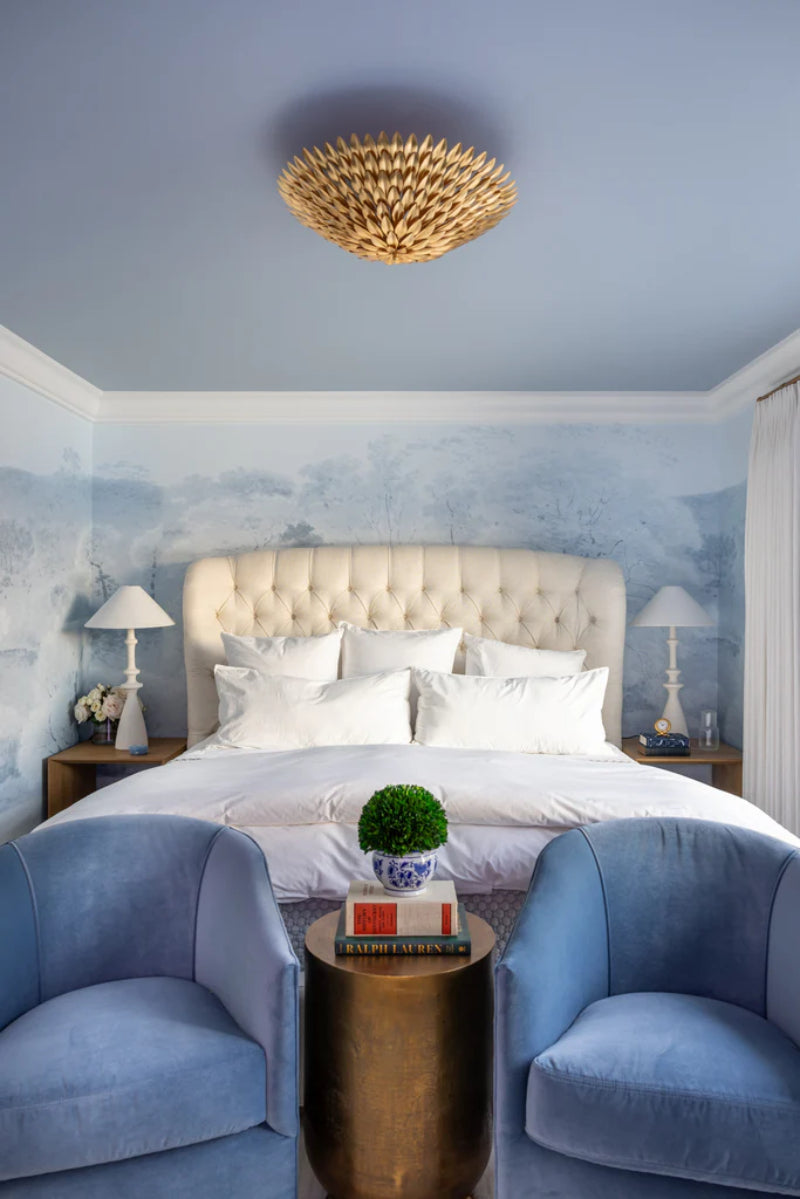 Crystorama 507 Broche 6-lt 24" Semi Flush Mount