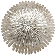 Crystorama 507 Broche 6-lt 24" Semi Flush Mount - Antique Silver