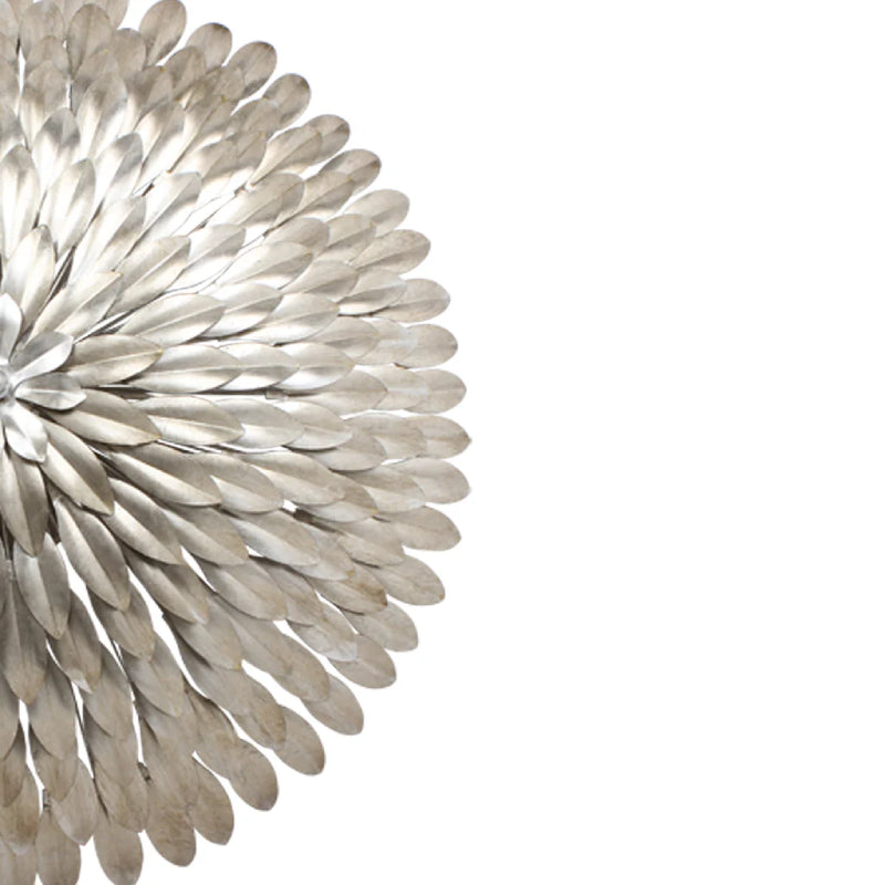 Crystorama 507 Broche 6-lt 24" Semi Flush Mount - Antique Silver