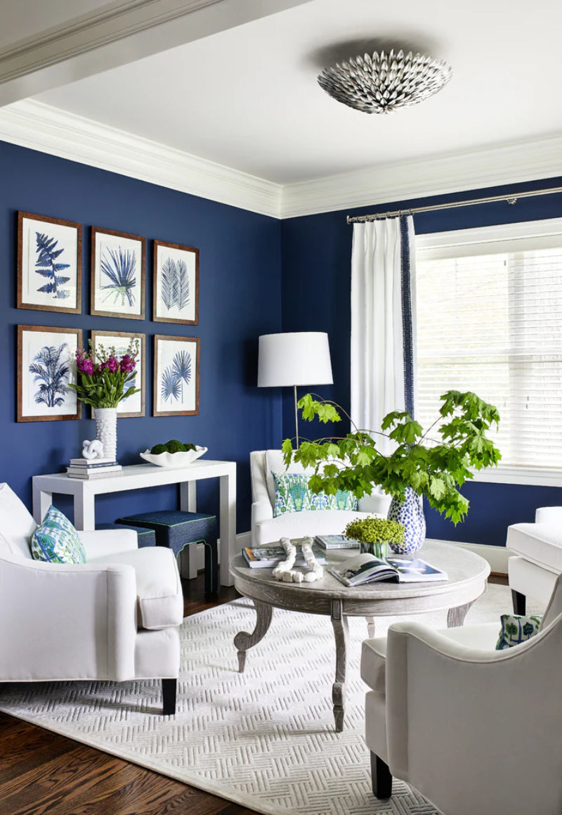 Crystorama 507 Broche 6-lt 24" Semi Flush Mount - Antique Silver