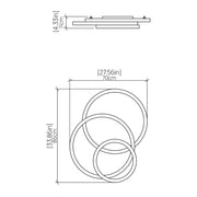 Accord 5084LED Frame 34" LED Flush Mount