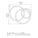 Accord 5085LED Frame 51" LED Flush Mount