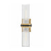 Hinkley 50942 Kipton 2-lt 22" Tall LED Wall Sconce - Heritage Brass with Black accents