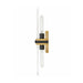 Hinkley 50942 Kipton 2-lt 22" Tall LED Wall Sconce - Heritage Brass with Black accents