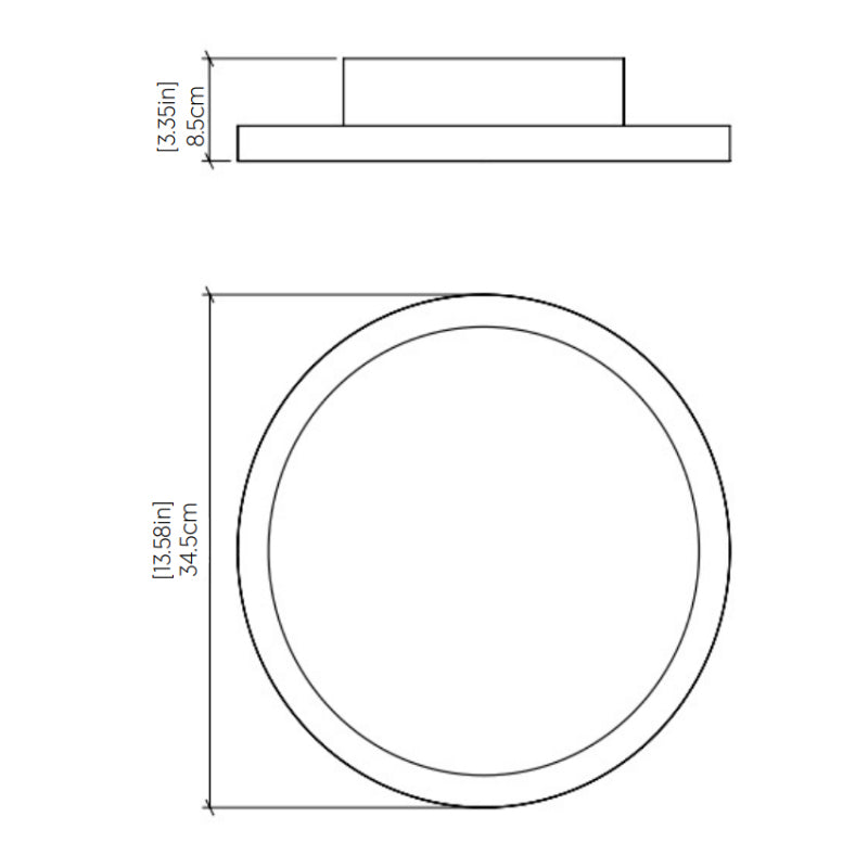 Accord 5095 Naia 1-lt 14" LED Wall Light