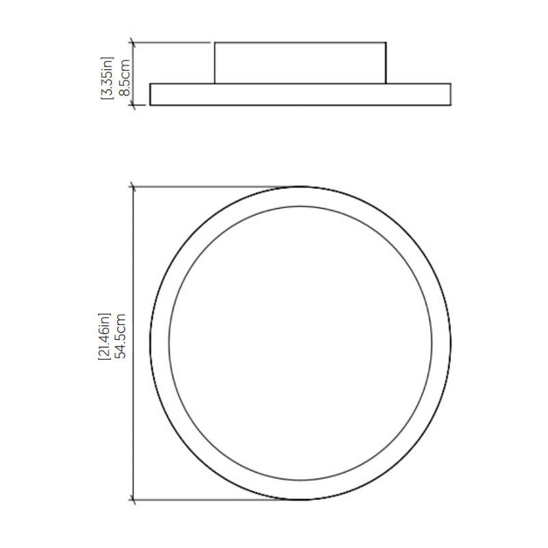 Accord 5096 Naia 1-lt 21" LED Wall Light
