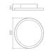 Accord 5096 Naia 1-lt 21" LED Wall Light