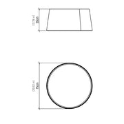 Accord 5099LED Conical 30" LED Flush Mount