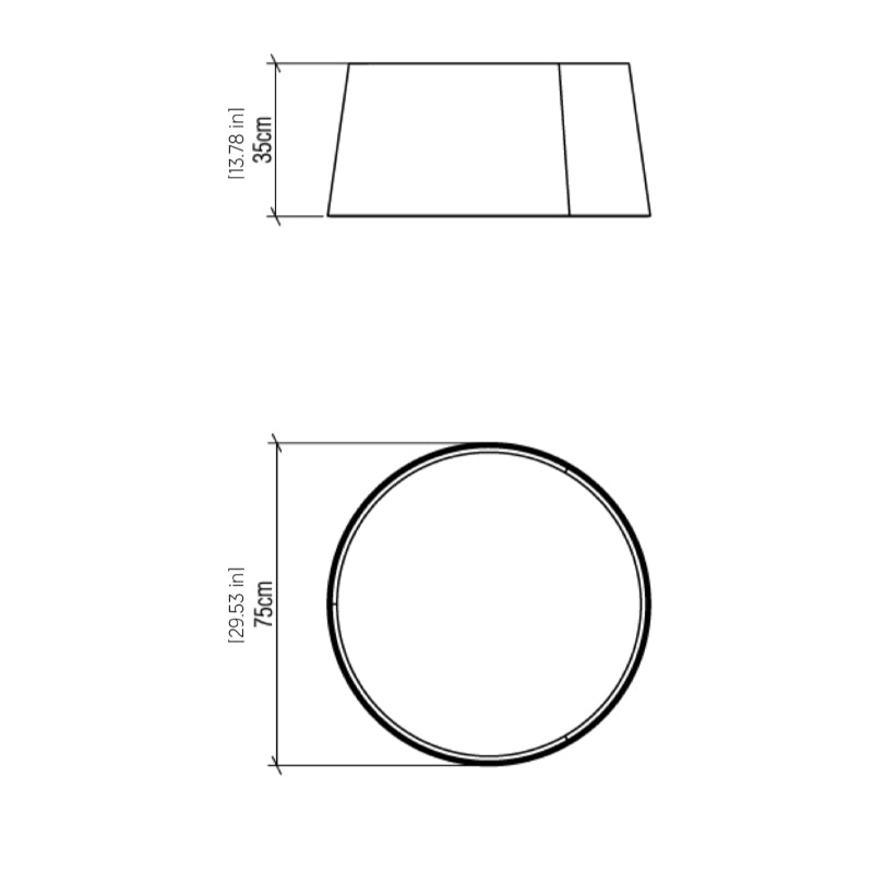 Accord 5099LED Conical 30" LED Flush Mount