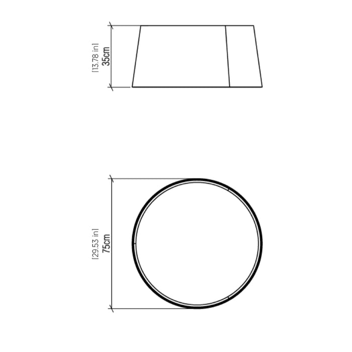 Accord 5099LED Conical 30" LED Flush Mount