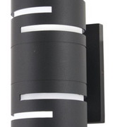 George Kovacs P1762 Groovin 2-lt 14" Tall LED Outdoor Wall Sconce