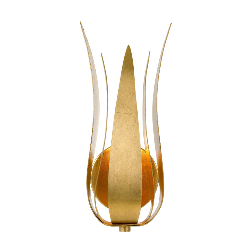 Crystorama 511 Broche 1-lt 14" Tall Wall Sconce - Antique Gold