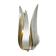 Crystorama 511 Broche 1-lt 14" Tall Wall Sconce - Antique Silver