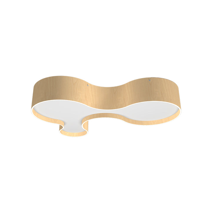 Accord 5110LED Organic 1-lt 32" LED Flush Mount - Maple